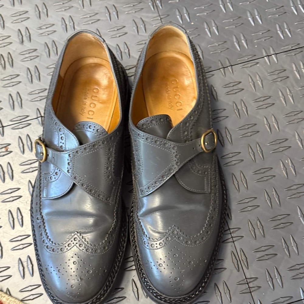 Gucci Men's Black Leather Loafers